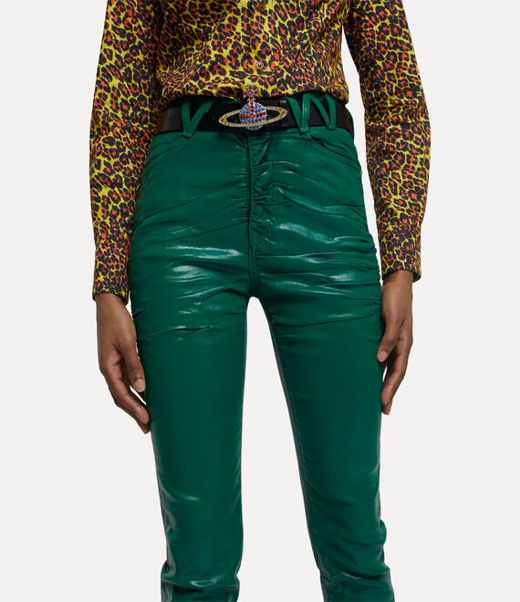 Vivienne Westwood W Crewe Skinny Jeans in GREEN